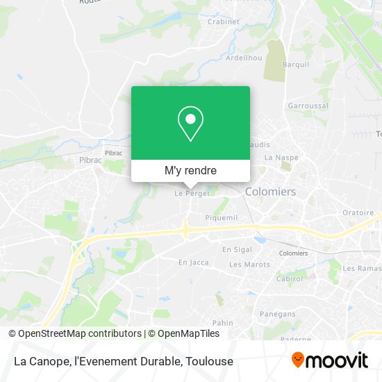 La Canope, l'Evenement Durable plan