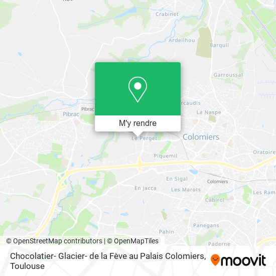 Chocolatier- Glacier- de la Fève au Palais Colomiers plan