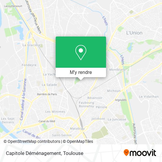 Capitole Déménagement plan