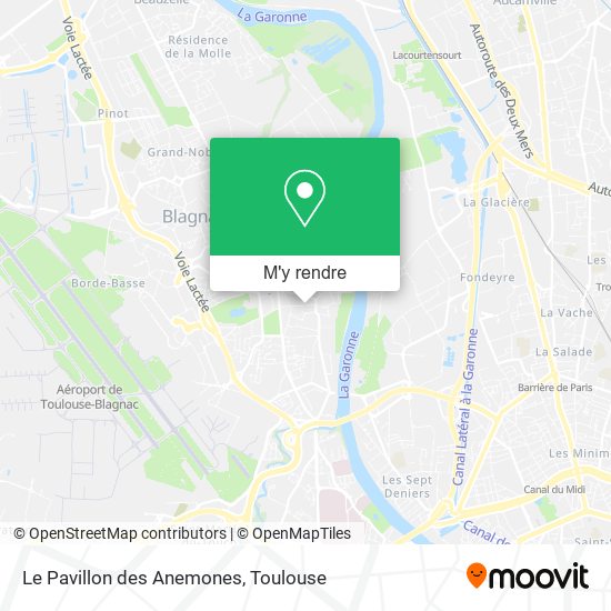 Le Pavillon des Anemones plan
