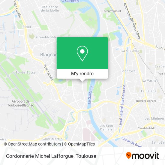 Cordonnerie Michel Lafforgue plan