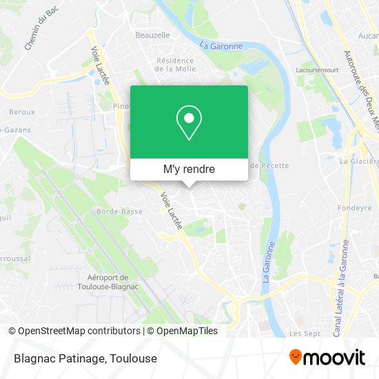Blagnac Patinage plan