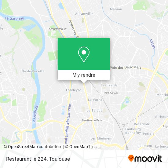 Restaurant le 224 plan