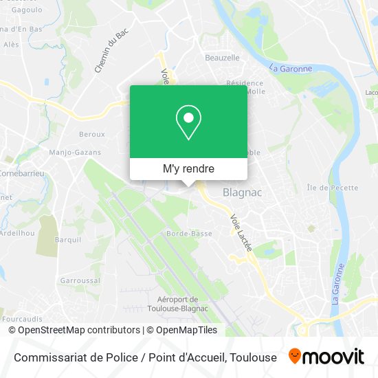 Commissariat de Police / Point d'Accueil plan