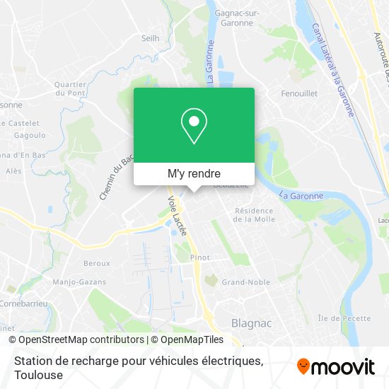 Station de recharge pour véhicules électriques plan