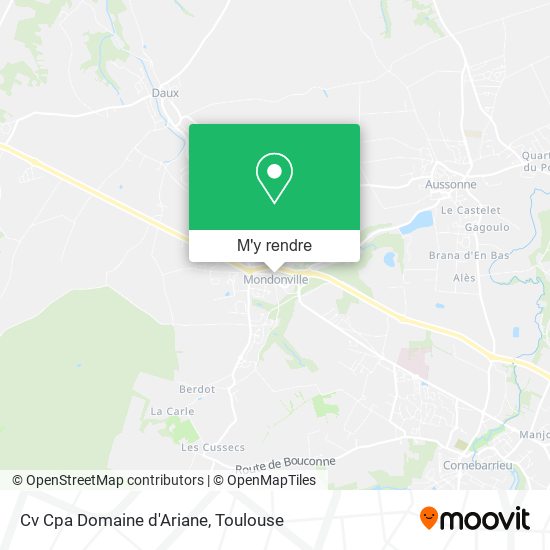 Cv Cpa Domaine d'Ariane plan