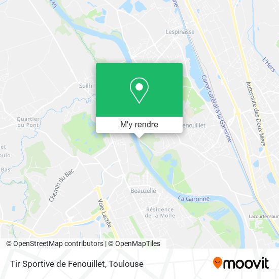 Tir Sportive de Fenouillet plan