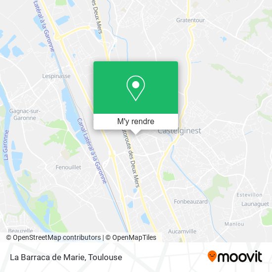La Barraca de Marie plan