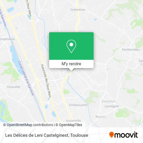 Les Délices de Leni Castelginest plan