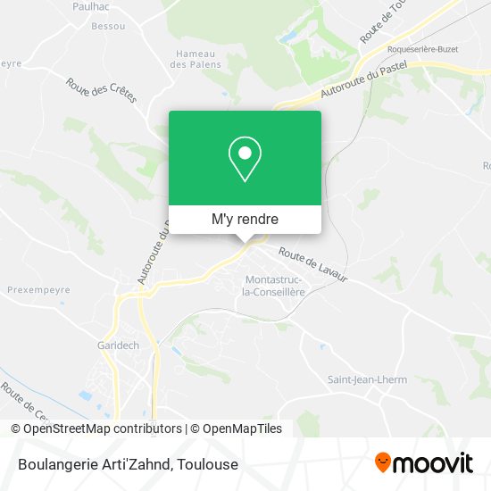 Boulangerie Arti'Zahnd plan