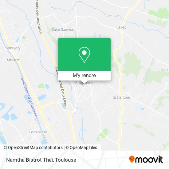 Namtha Bistrot Thaï plan
