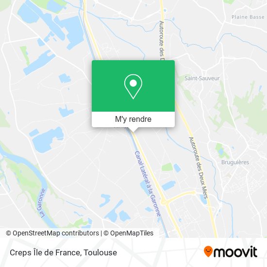 Creps Île de France plan