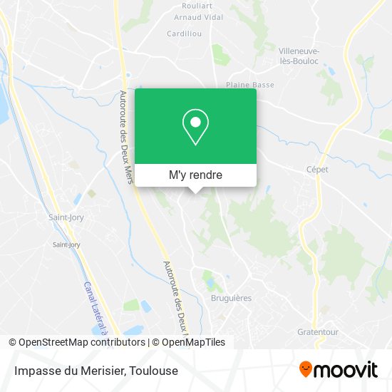 Impasse du Merisier plan