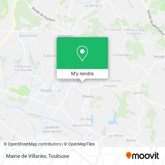 Mairie de Villariès plan