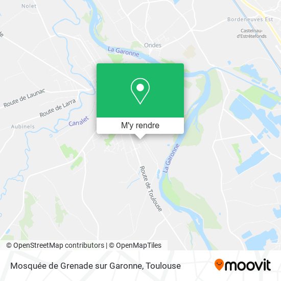 Mosquée de Grenade sur Garonne plan