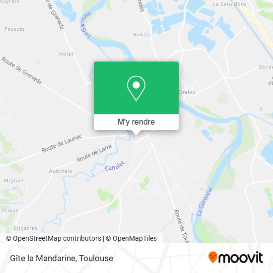 Gîte la Mandarine plan