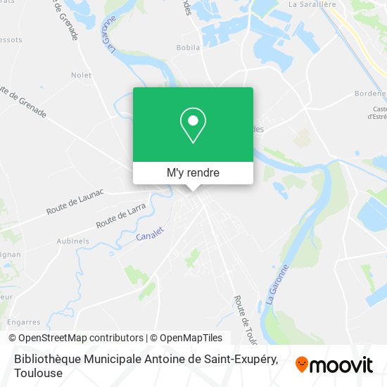 Bibliothèque Municipale Antoine de Saint-Exupéry plan