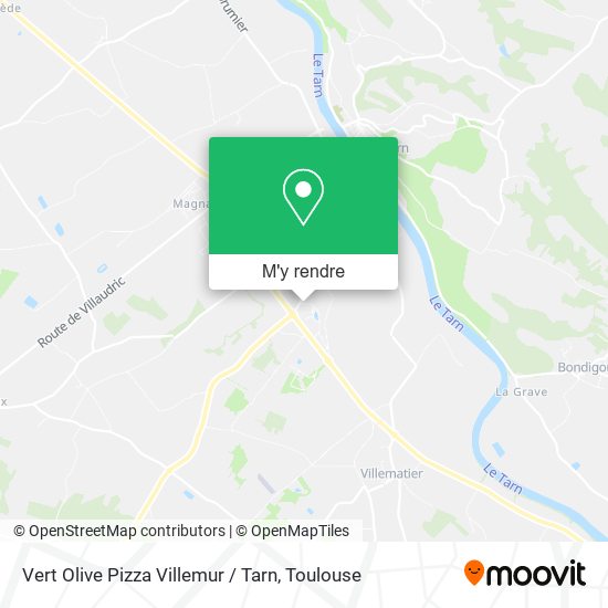 Vert Olive Pizza Villemur / Tarn plan