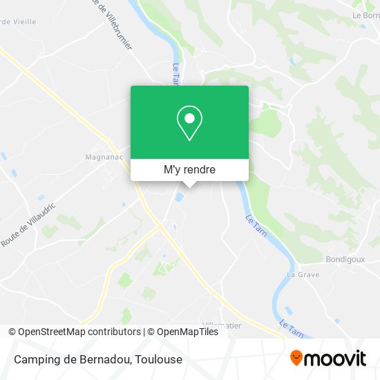 Camping de Bernadou plan