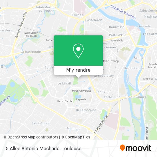 5 Allée Antonio Machado plan
