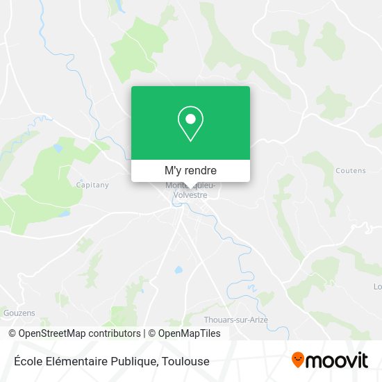 École Elémentaire Publique plan