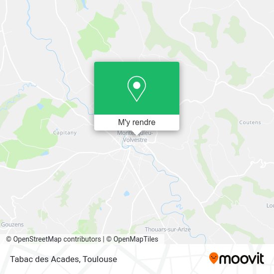 Tabac des Acades plan