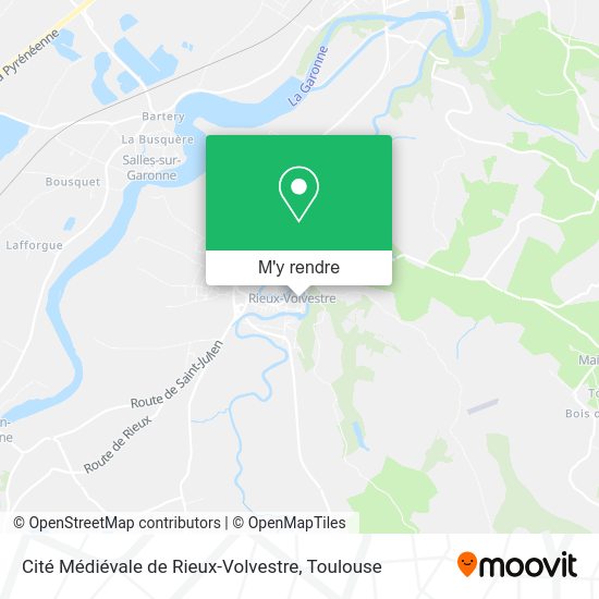 Cité Médiévale de Rieux-Volvestre plan