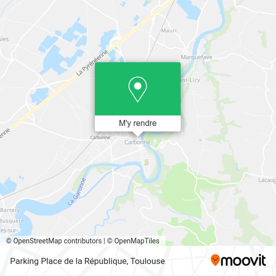 Parking Place de la République plan