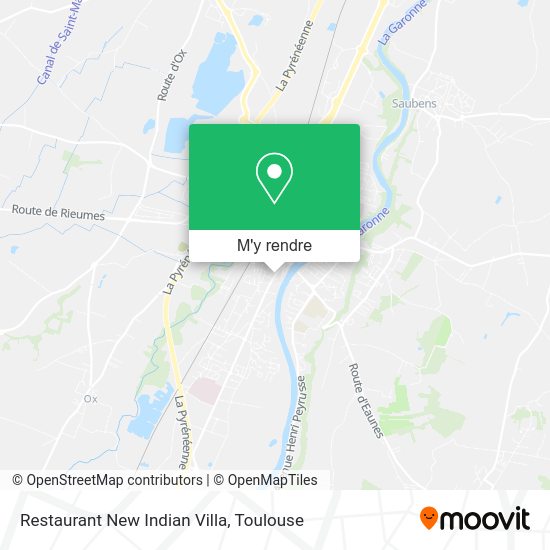 Restaurant New Indian Villa plan