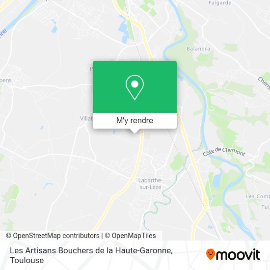 Les Artisans Bouchers de la Haute-Garonne plan