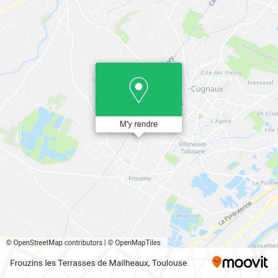 Frouzins les Terrasses de Mailheaux plan