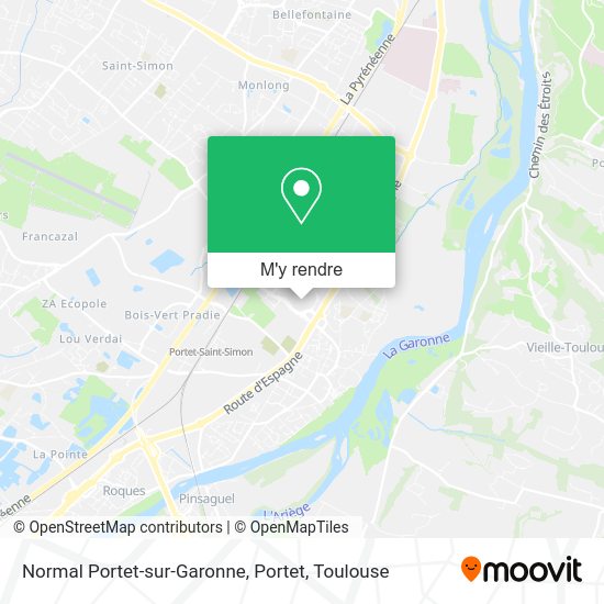 Normal Portet-sur-Garonne, Portet plan