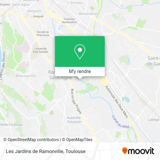 Les Jardins de Ramonville plan
