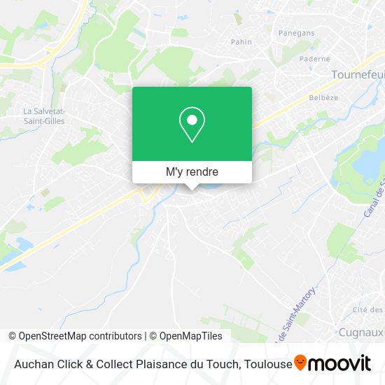Auchan Click & Collect Plaisance du Touch plan
