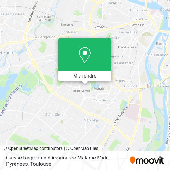 Caisse Régionale d'Assurance Maladie Midi-Pyrénées plan