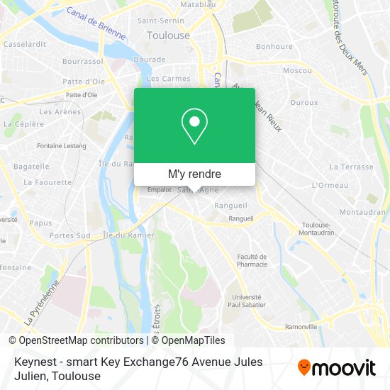 Keynest - smart Key Exchange76 Avenue Jules Julien plan