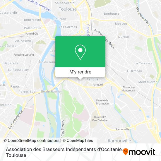Association des Brasseurs Indépendants d'Occitanie plan