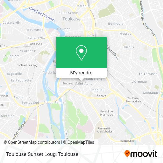 Toulouse Sunset Loug plan