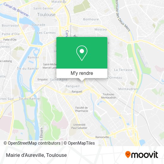 Mairie d'Aureville plan