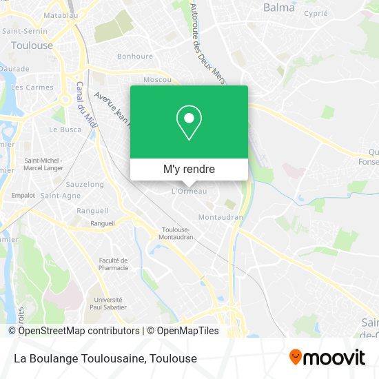 La Boulange Toulousaine plan