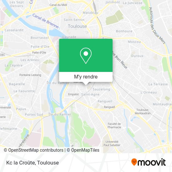 Kc la Croûte plan