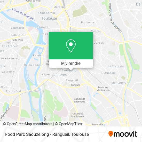Food Parc Saouzelong - Rangueil plan