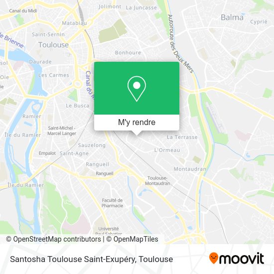 Santosha Toulouse Saint-Exupéry plan
