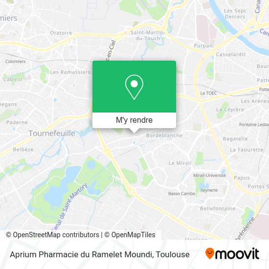 Aprium Pharmacie du Ramelet Moundi plan