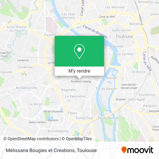 Mélissana Bougies et Créations plan