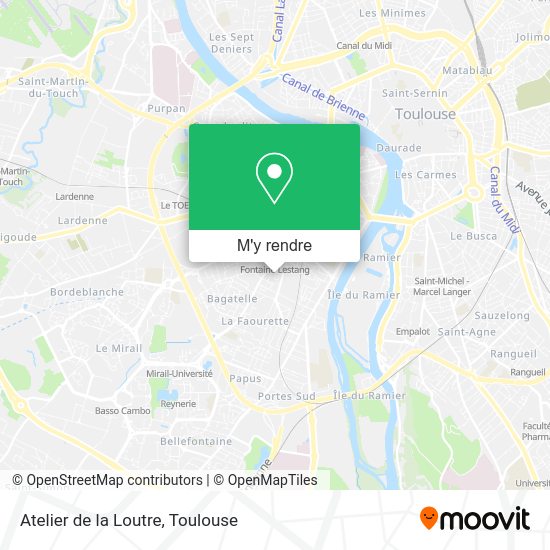 Atelier de la Loutre plan