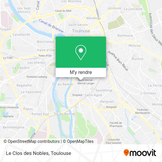 Le Clos des Nobles plan