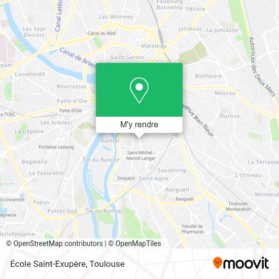 École Saint-Exupère plan
