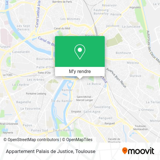 Appartement Palais de Justice plan