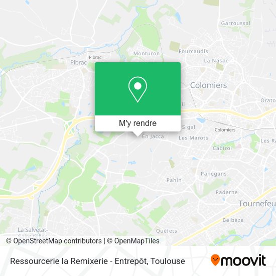 Ressourcerie la Remixerie - Entrepôt plan
